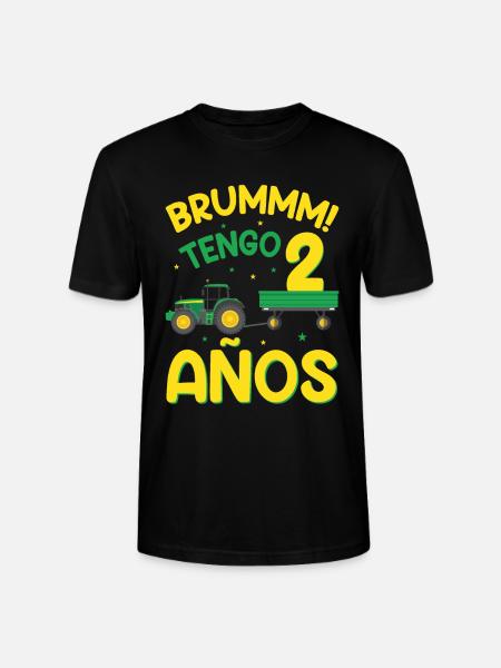 Brummm J'ai 2 ans - T-shirt bio CRAFTER Stanley Stella Unisexe - noir