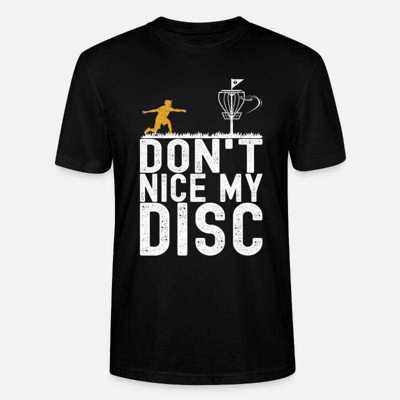 Disc Golf Disc Golfeur - T-shirt bio CRAFTER Stanley Stella Unisexe - noir