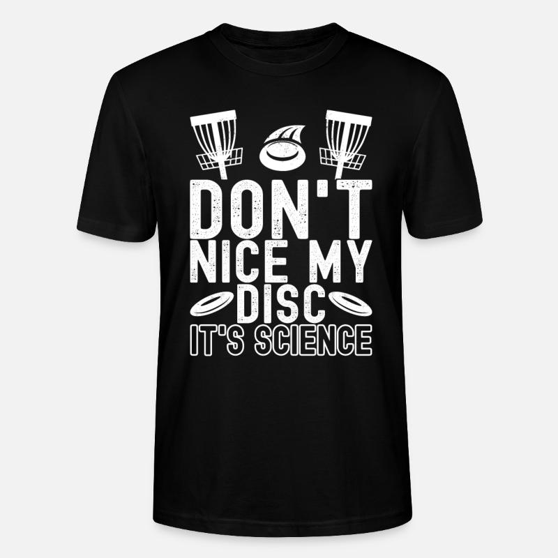 Disc Golf Disc Golfeur - T-shirt bio CRAFTER Stanley Stella Unisexe - noir
