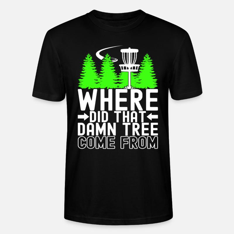 Disc Golf Disc Golfeur - T-shirt bio CRAFTER Stanley Stella Unisexe - noir