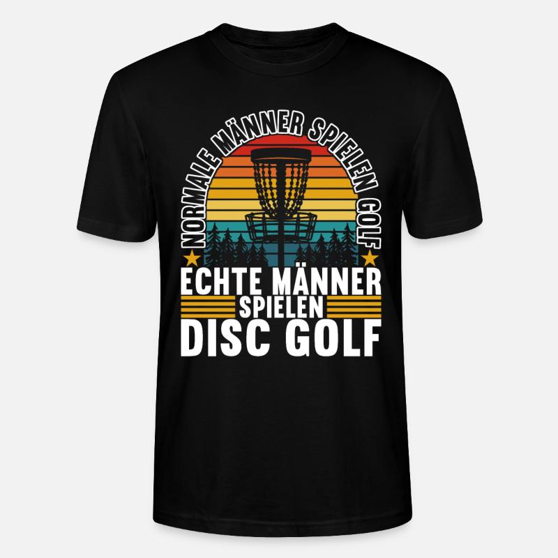 Disc Golf Disc Golfer - Stanley/Stella Unisex Bio-T-Shirt CRAFTER - Schwarz