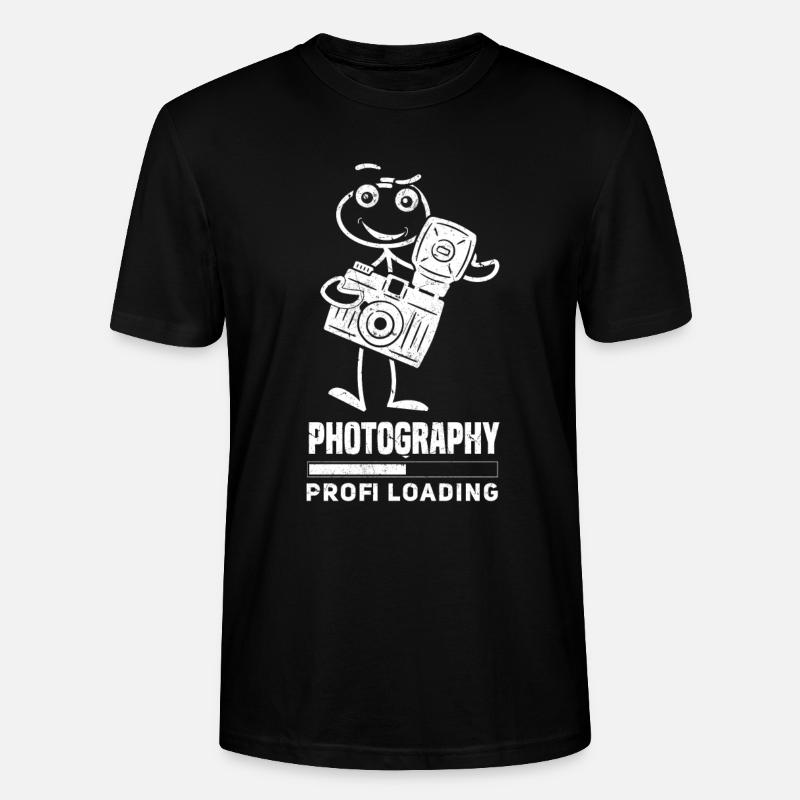 Fotografie Profi Loading Lustiger - Stanley/Stella Unisex Bio-T-Shirt CRAFTER - Schwarz