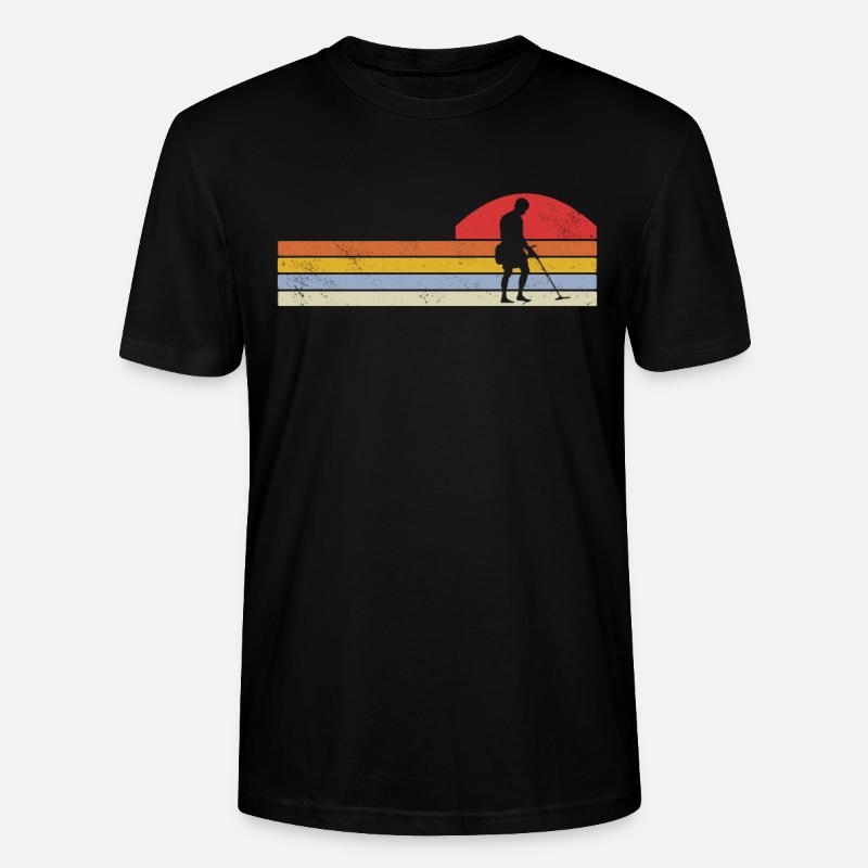 Sondeln Ausflug Sondengänger Geschenkidee - Stanley/Stella Unisex Bio-T-Shirt CRAFTER - Schwarz