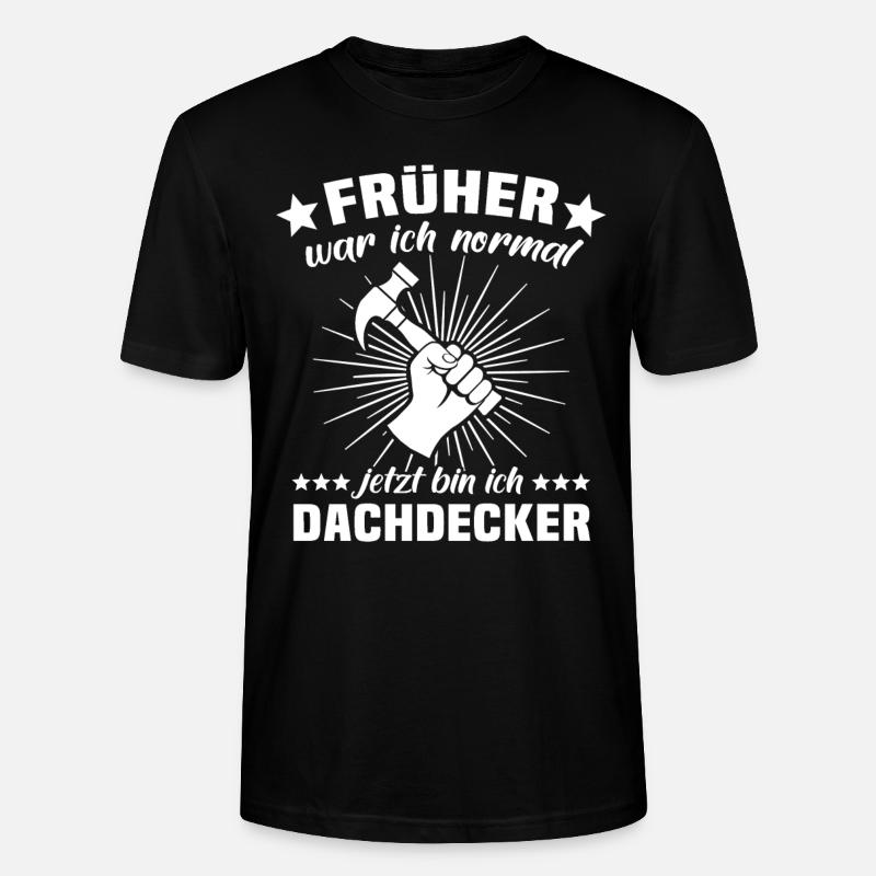Dachdecker - Stanley/Stella Unisex Bio-T-Shirt CRAFTER - Schwarz