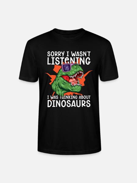Dinosaur Dino Paleonthologist - Stanley/Stella CRAFTER Unisex Organic T-Shirt - black