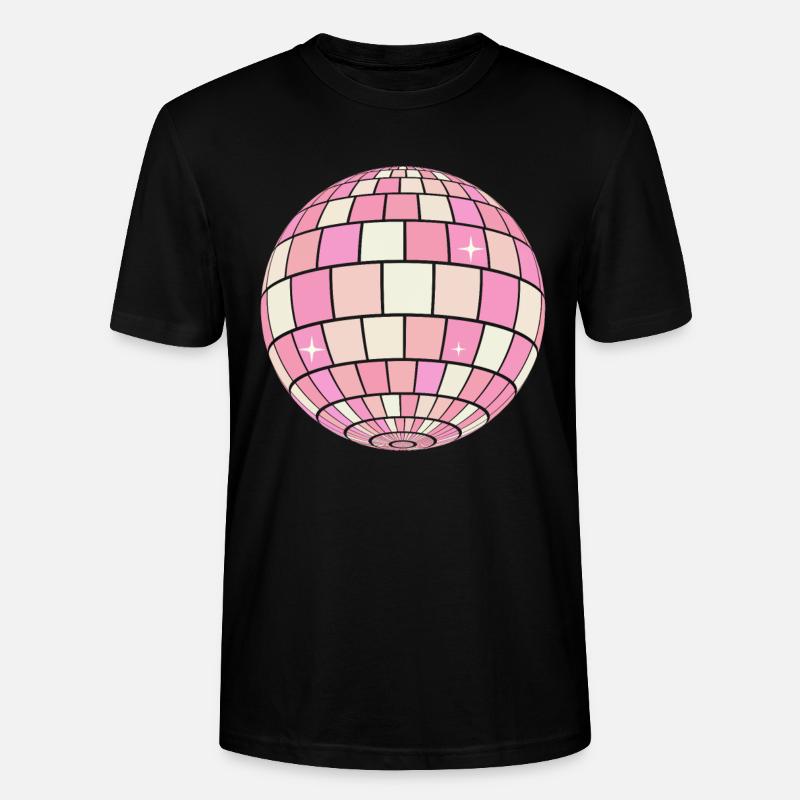 Bal Disco Esthétique Pastel Danois - T-shirt bio CRAFTER Stanley Stella Unisexe - noir