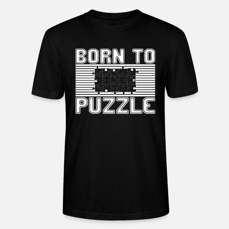 Puzzeln - Stanley/Stella Unisex Bio-T-Shirt CRAFTER - Schwarz