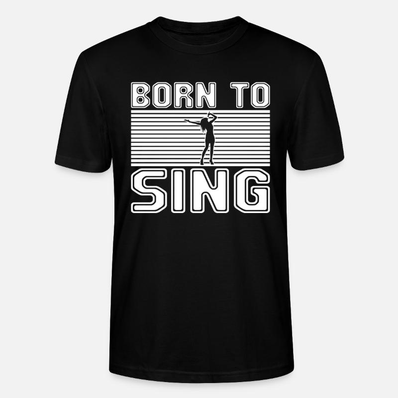Singen - Stanley/Stella Unisex Bio-T-Shirt CRAFTER - Schwarz
