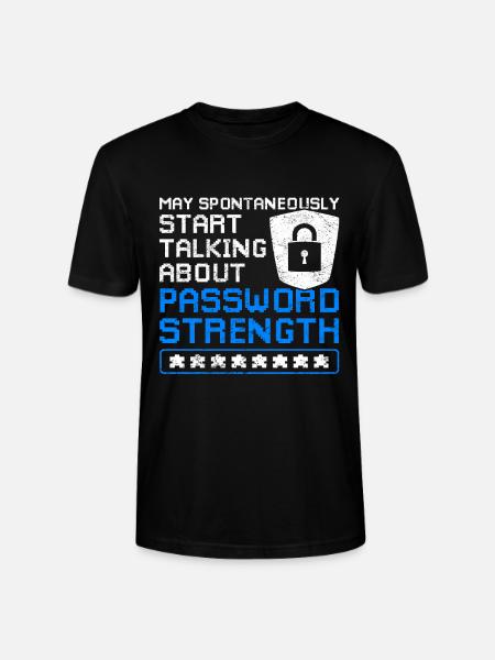 Cybersicherheit Passwort - Stanley/Stella Unisex Bio-T-Shirt CRAFTER - Schwarz