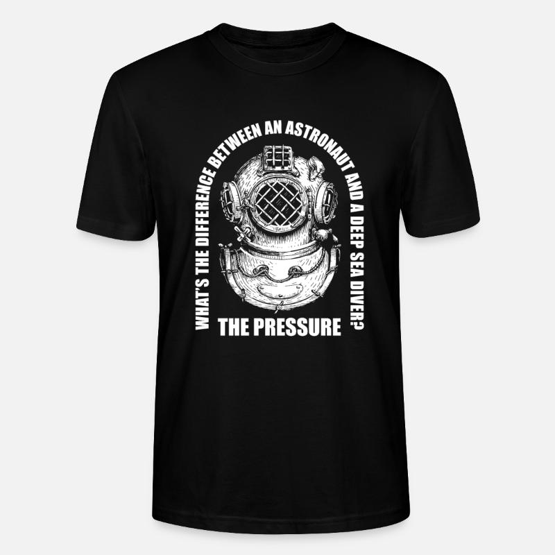 Plongée sous-marine Plongeurs Plongée - T-shirt bio CRAFTER Stanley Stella Unisexe - noir