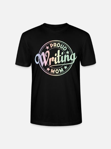 Fière Écriture Mère Écrivain Auteur - T-shirt bio CRAFTER Stanley Stella Unisexe - noir