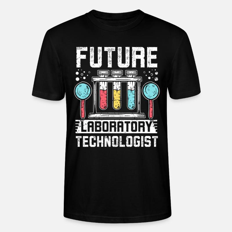 Future laboratory technologist - Stanley/Stella Unisex Bio-T-Shirt CRAFTER - Schwarz
