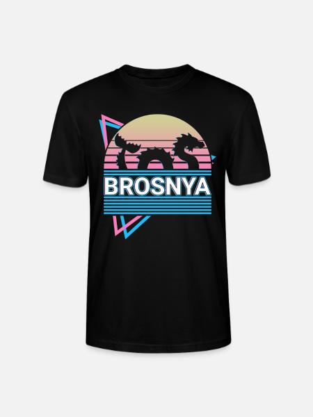 Brosnya Cryptozoology Retro - Stanley/Stella CRAFTER Unisex Organic T-Shirt - black