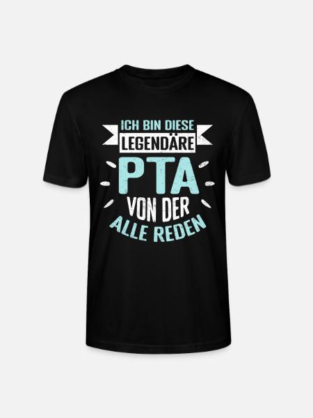 Apotheker Spruch PTA Pharmazeut - Stanley/Stella Unisex Bio-T-Shirt CRAFTER - Schwarz