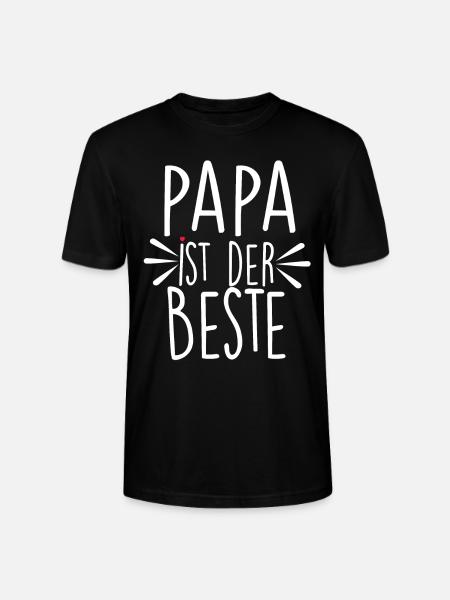 Papa Ist Der Beste - Stanley/Stella Unisex Bio-T-Shirt CRAFTER - Schwarz