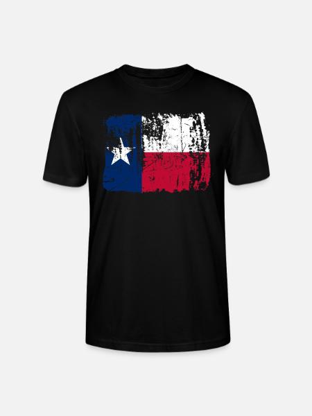 Texas travel gift - Stanley/Stella CRAFTER Unisex Organic T-Shirt - black
