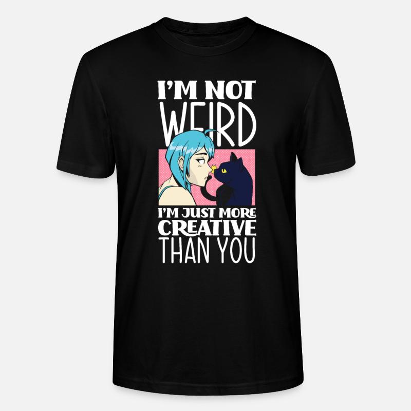 Drôle de cadeau d’anime - T-shirt bio CRAFTER Stanley Stella Unisexe - noir