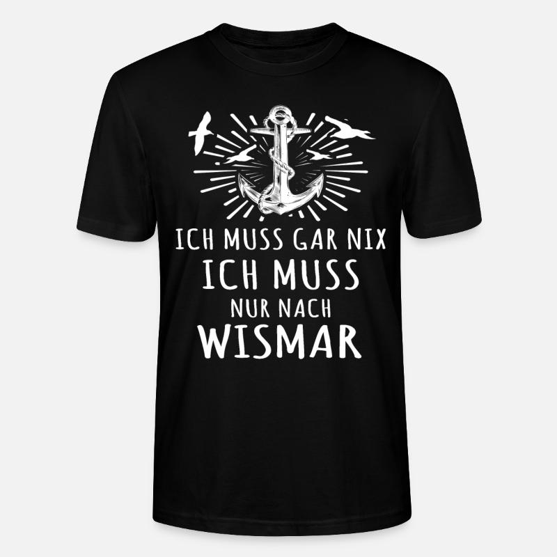 Wismar - Stanley/Stella Unisex Bio-T-Shirt CRAFTER - Schwarz