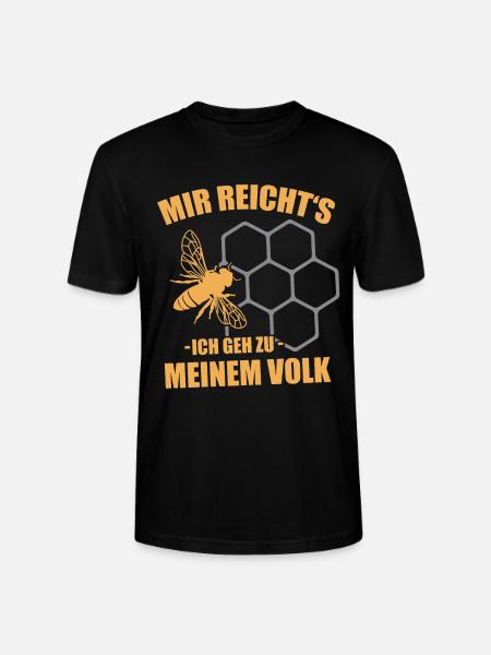 Imker Bienen - Stanley/Stella Unisex Bio-T-Shirt CRAFTER - Schwarz