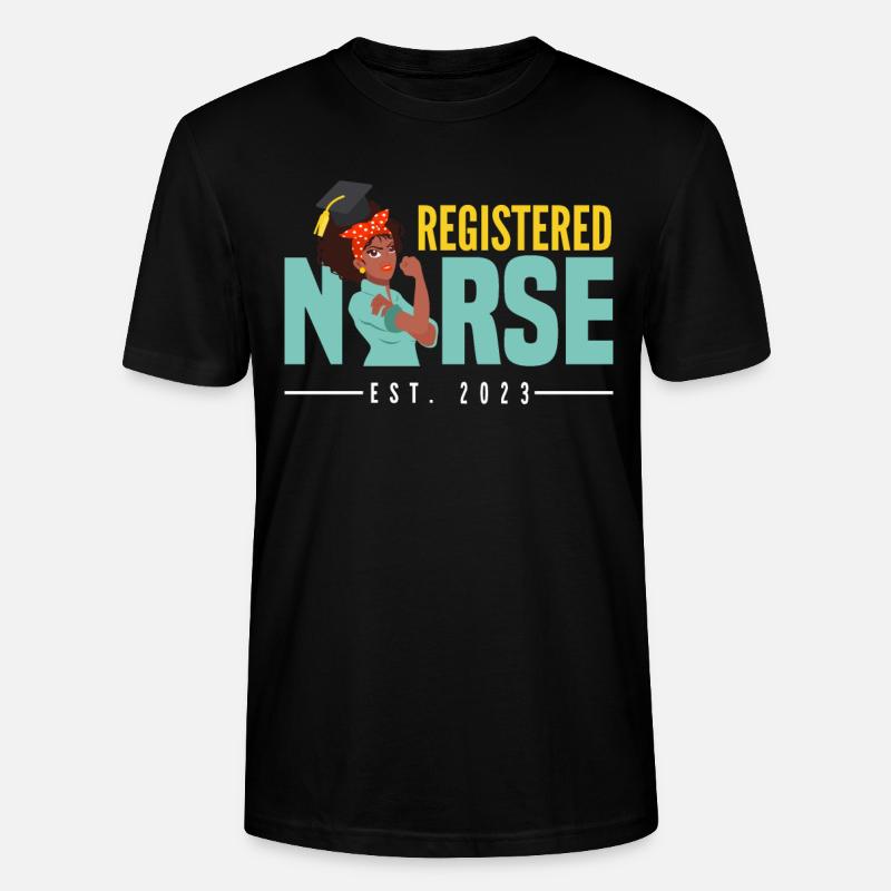 Krankenschwester Pfleger Krankenpfleger - Stanley/Stella Unisex Bio-T-Shirt CRAFTER - Schwarz