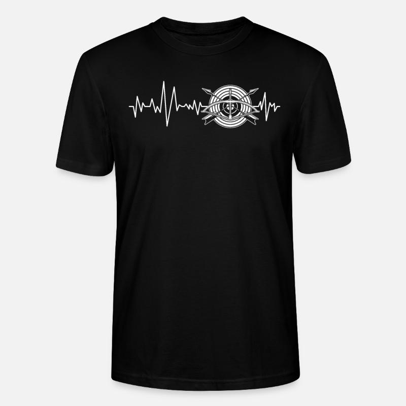 Arc 3D ECG Longbow - T-shirt bio CRAFTER Stanley Stella Unisexe - noir