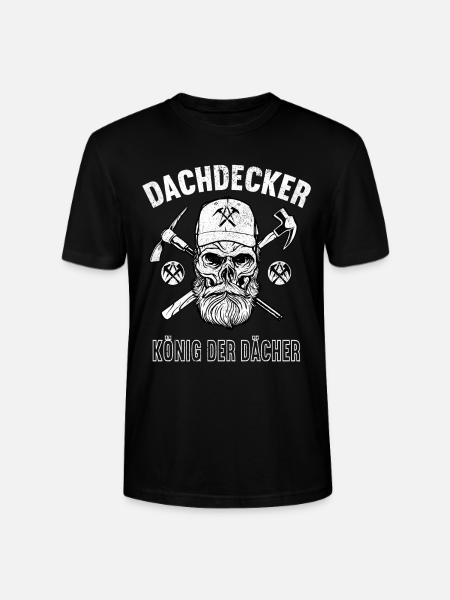 Dachdecker König Der Dächer Dachdecker Zunft - Stanley/Stella Unisex Bio-T-Shirt CRAFTER - Schwarz