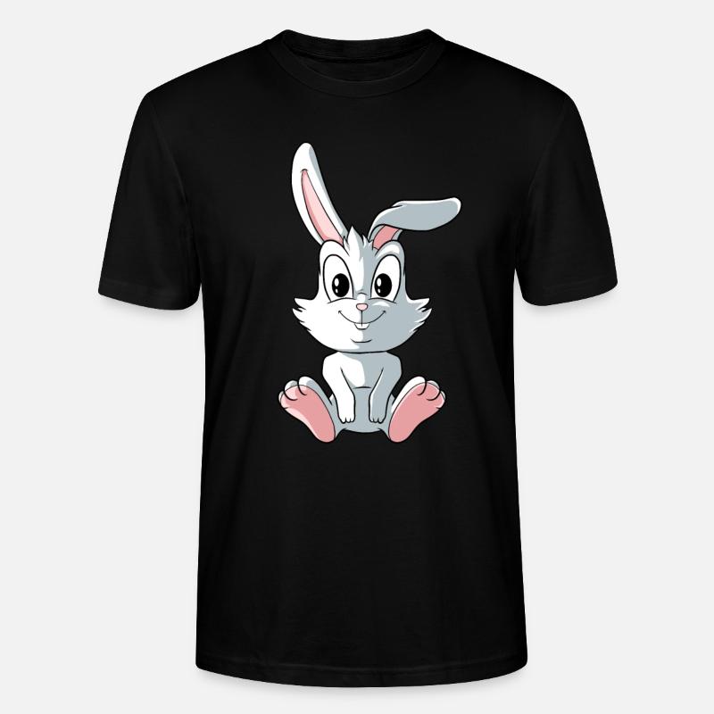 Rabbit Rabbit - Stanley/Stella CRAFTER Unisex Organic T-Shirt - black