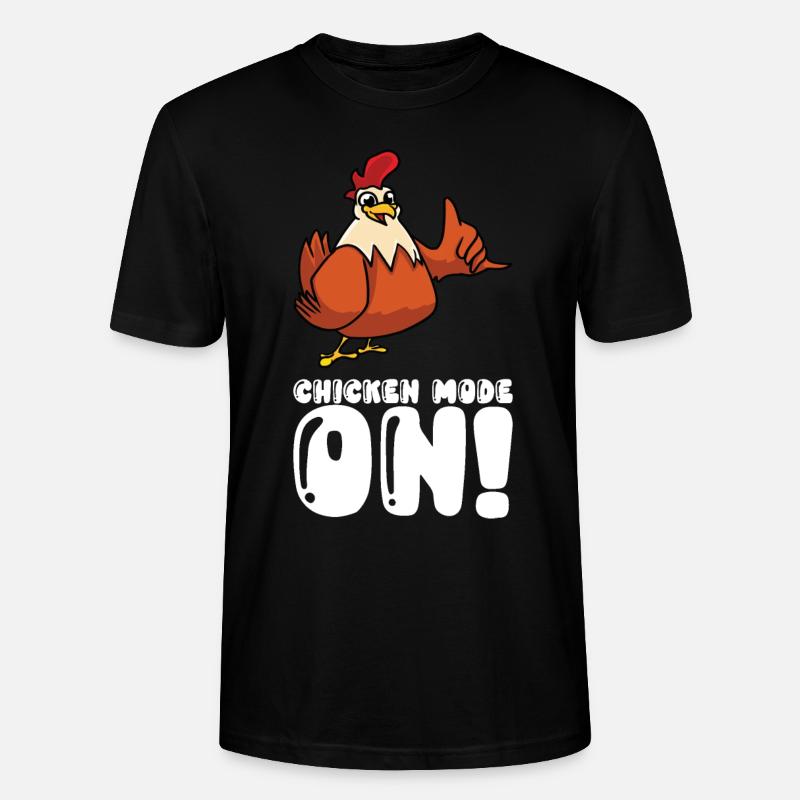 Mode Poulet activé - T-shirt bio CRAFTER Stanley Stella Unisexe - noir