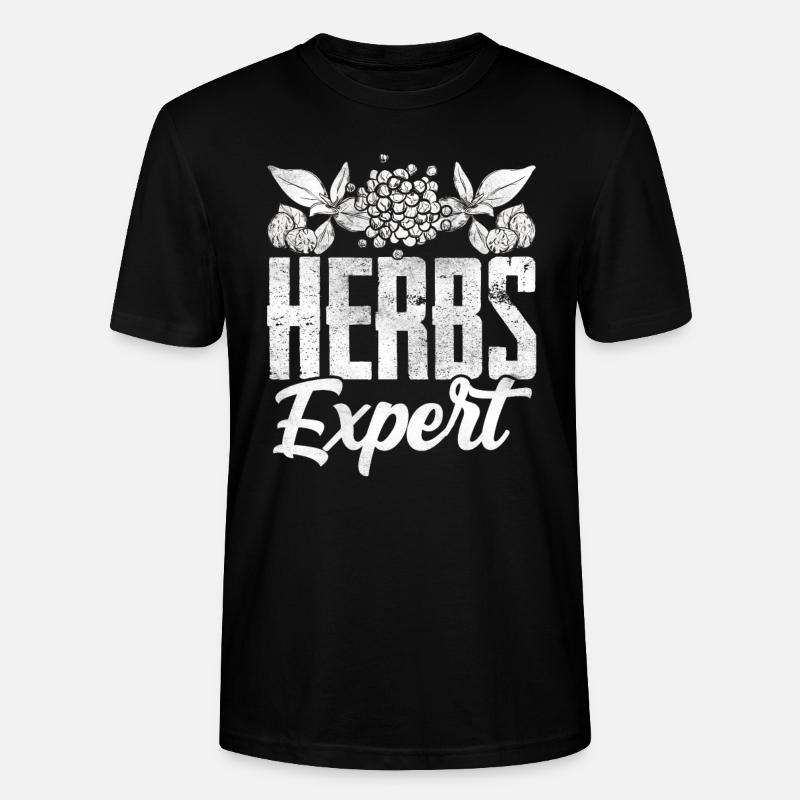 Herb Expert Herb Herb Garden - T-shirt bio CRAFTER Stanley Stella Unisexe - noir
