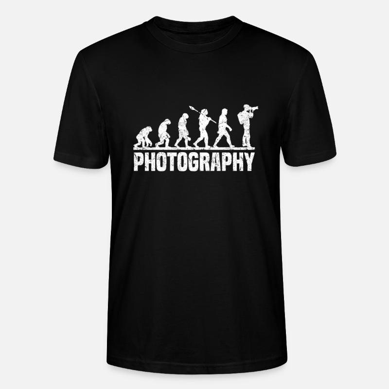 Fotografie Evolution Fotograf Evolution Foto - Stanley/Stella Unisex Bio-T-Shirt CRAFTER - Schwarz