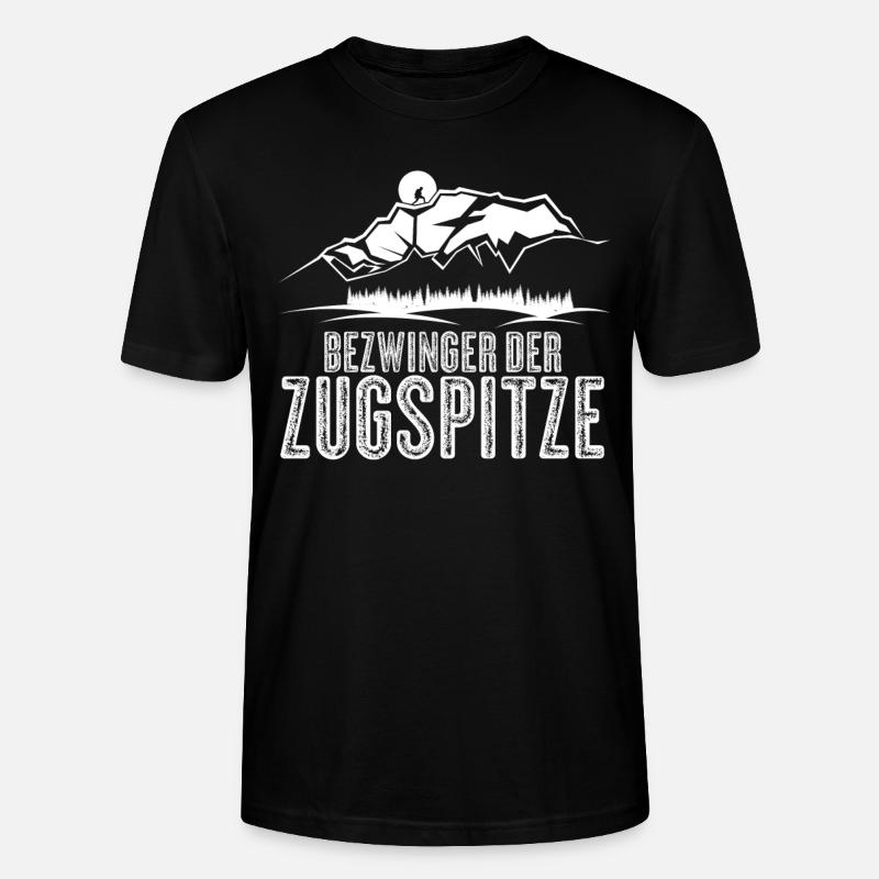 Bezwinger der Zugspitze - Stanley/Stella Unisex Bio-T-Shirt CRAFTER - Schwarz