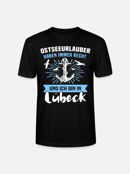 Lübeck Ostsee Lübecker Sprüche - Stanley/Stella Unisex Bio-T-Shirt CRAFTER - Schwarz