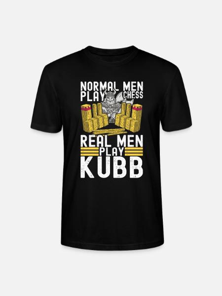Kubb Viking Échecs - T-shirt bio CRAFTER Stanley Stella Unisexe - noir
