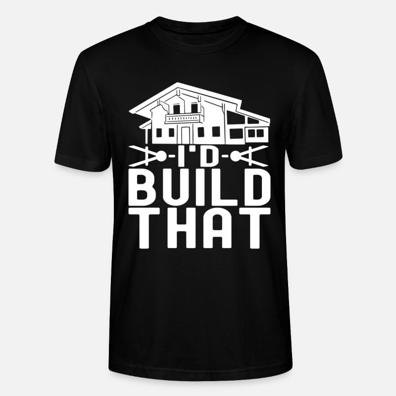Architecture d’architecte - T-shirt bio CRAFTER Stanley Stella Unisexe - noir