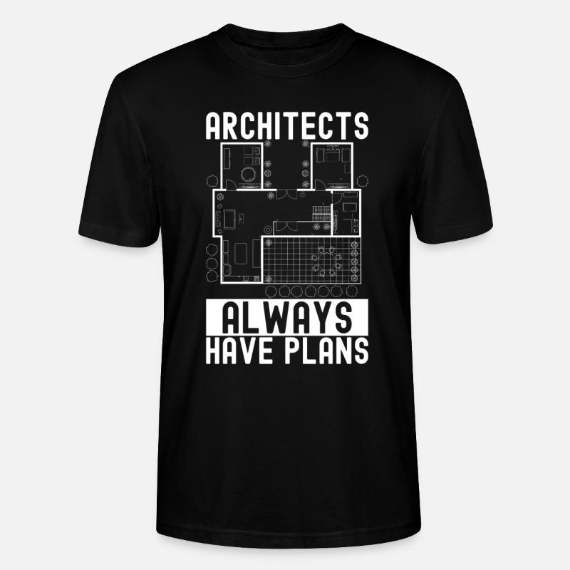 Architecture d’architecte - T-shirt bio CRAFTER Stanley Stella Unisexe - noir