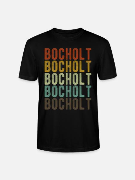 Bocholt City Rétro Vintage - T-shirt bio CRAFTER Stanley Stella Unisexe - noir