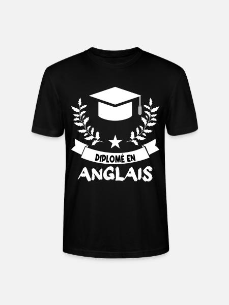 diplômé en anglais. - T-shirt bio CRAFTER Stanley Stella Unisexe - noir