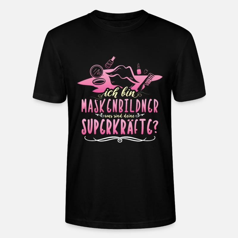 Ich bin Maskenbildner - Stanley/Stella Unisex Bio-T-Shirt CRAFTER - Schwarz