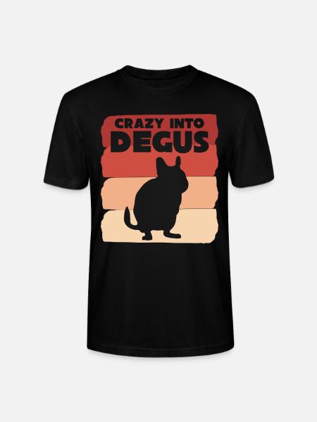 Degu Saying Degus - Stanley/Stella CRAFTER Unisex Organic T-Shirt - black