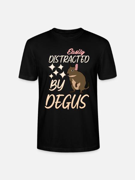Degu Joke Degus - Stanley/Stella CRAFTER Unisex Organic T-Shirt - black