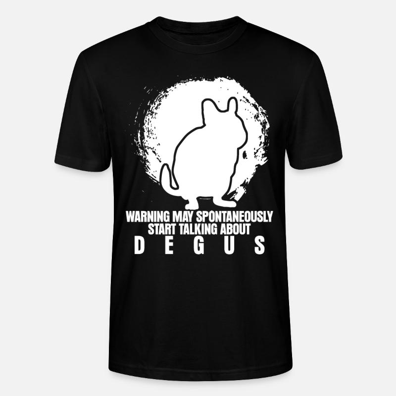 Degu Disant Degus - T-shirt bio CRAFTER Stanley Stella Unisexe - noir