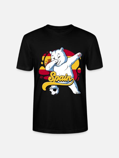 Spanien Fußball - Stanley/Stella Unisex Bio-T-Shirt CRAFTER - Schwarz