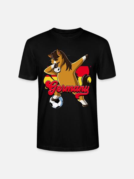 Deutschland Fußball - Stanley/Stella Unisex Bio-T-Shirt CRAFTER - Schwarz
