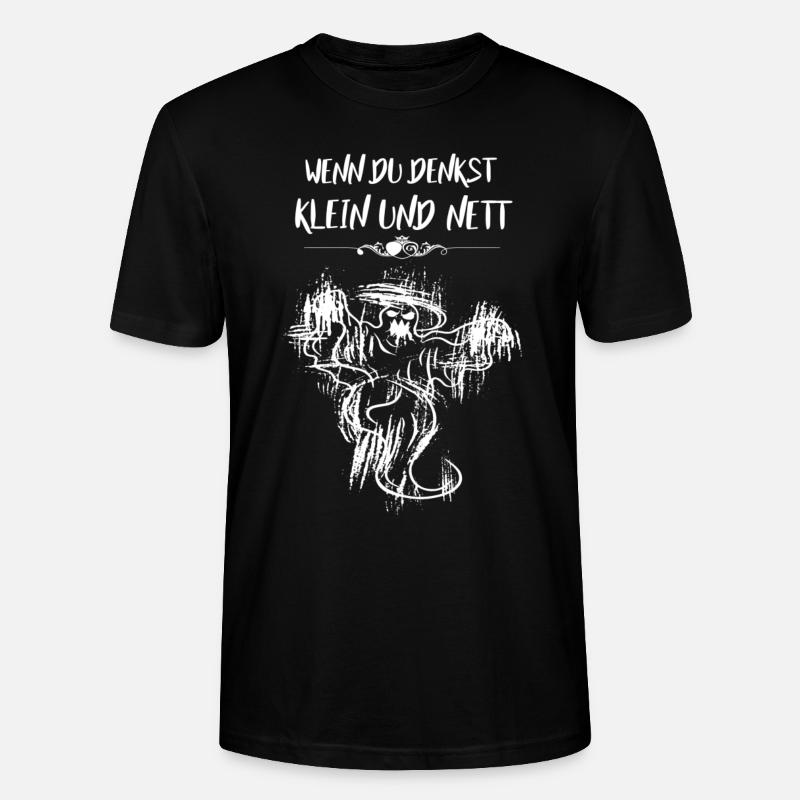 Klein und nett Geist - Stanley/Stella Unisex Bio-T-Shirt CRAFTER - Schwarz