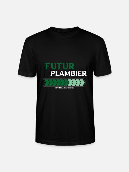 futur plombier - T-shirt bio CRAFTER Stanley Stella Unisexe - noir