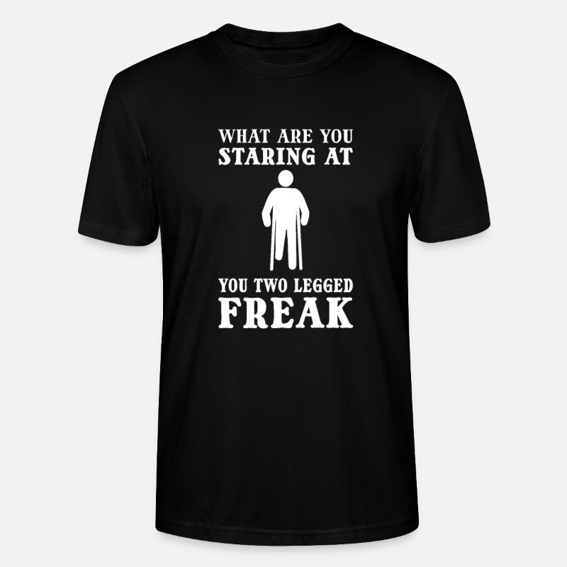 Amputierter Amputation Regierung Operation - Stanley/Stella Unisex Bio-T-Shirt CRAFTER - Schwarz