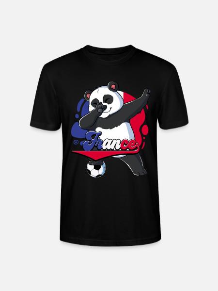 Frankreich Fußball - Stanley/Stella Unisex Bio-T-Shirt CRAFTER - Schwarz