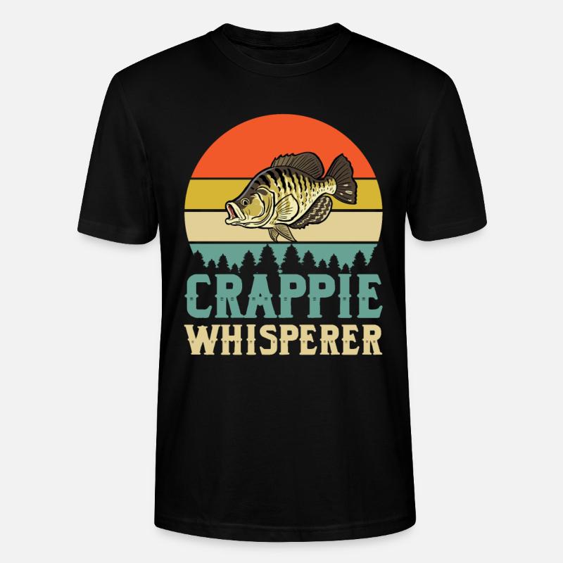 Chuchoteur de crappie - T-shirt bio CRAFTER Stanley Stella Unisexe - noir
