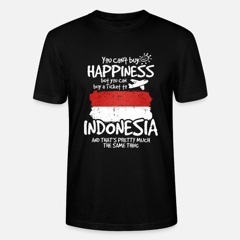 Indonesien - Stanley/Stella Unisex Bio-T-Shirt CRAFTER - Schwarz