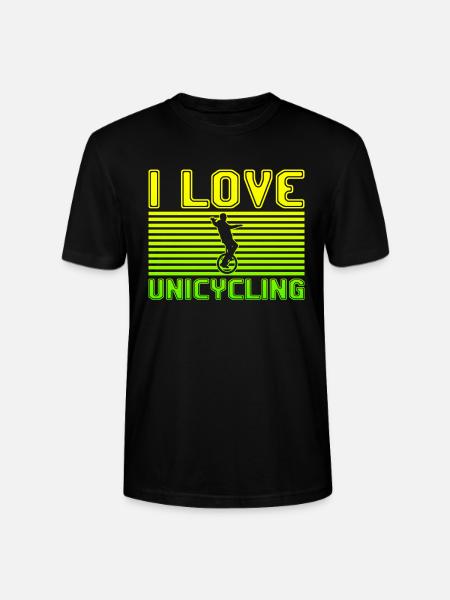 J’adore le monocyclisme - T-shirt bio CRAFTER Stanley Stella Unisexe - noir